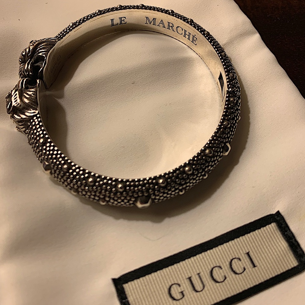 Men’s Gucci Tiger Head Bracelete